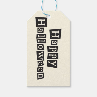 Grunge en Vintage Zwarte Behandelingsetiketten Cadeaulabel