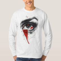 Grunge Eye T-shirt met lange mouwen