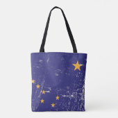 Grunge Flag Alaska Tote Bag (Achterkant)