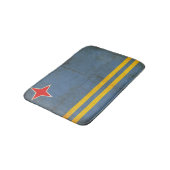 Grunge Flag van Aruba (Nederland) Badmat (Gekanteld)