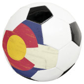 Grunge Flag van Colorado Voetbal (Drie kwart)