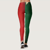 Grunge Flag van Mexico Leggings (Achterkant)