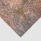 Grunge Floral Birdcage  Lace Tissue Paper Tissuepapier (Detail)