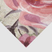 Grunge  Floral-debetpapier Tissuepapier (Detail)