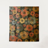 Grunge Floral Large Wandkleed (Voorkant)