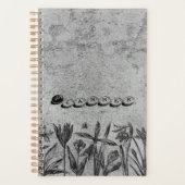 Grunge Floral Planner Journal (Devant)
