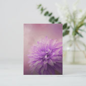 Grunge Flower texture Magnet Briefkaart (Staand voorkant)
