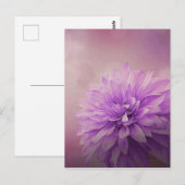 Grunge Flower texture Magnet Briefkaart (Voorkant / Achterkant)