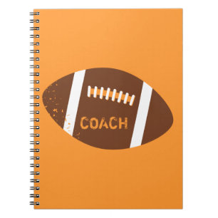 Grunge Football Coach Notitieboek