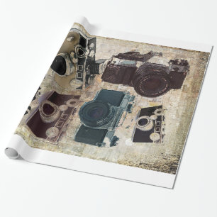 Grunge fotograaf fotografie camera cadeaupapier