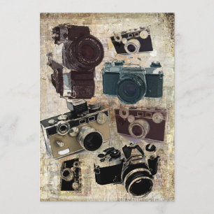 Grunge fotograaf fotografie camera kaart