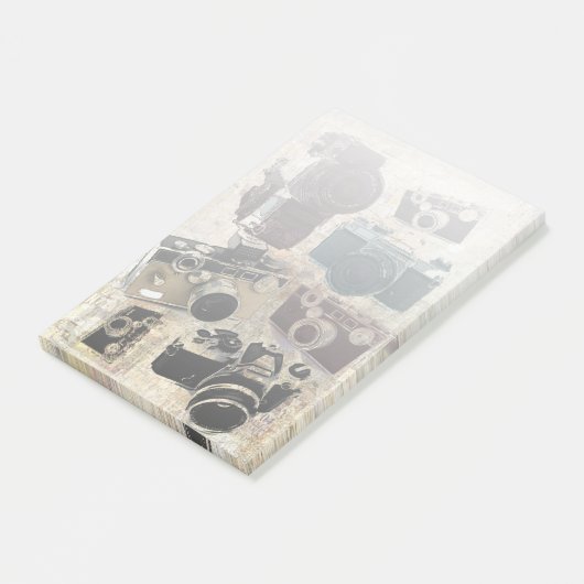 Grunge fotograaf fotografie  camera post-it® notes (Schuin)