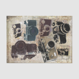 Grunge fotograaf fotografie camera tissuepapier