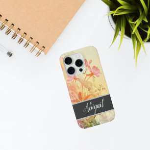 Grunge Gardenia Custom iPhone 15 Pro Coque