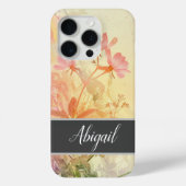 Grunge Gardenia Custom iPhone 15 Pro Coque (Verso)