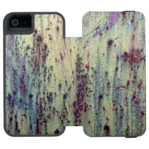 Grunge Geel & Magenta Geroest Metaal Patroon