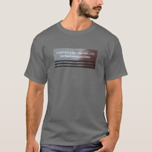 Grunge Geschilderde Muur, Schilder & Decorator Adv T-shirt