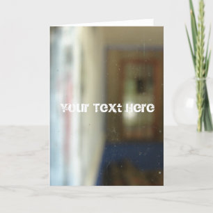 Grunge Glass, Jouw tekst hier Kaart
