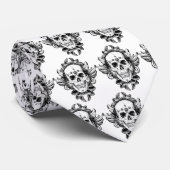 Grunge Gothic Metal Sacred Skull Stropdas (Opgerold)