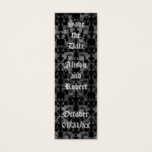 Grunge gothique enregistrer la date mini marqueurs
