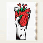 Grunge Gothique Porte-Mains Coeur Oeuvre (Dos)