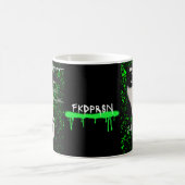 Grunge & Grace Mug - Neon Graffiti "FKDPRSN" (Centre)