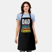 Grunge Grappige Pap Checklist Schort (Gedragen)