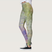 Grunge Green et Purple Leggings (Gauche)