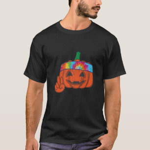 Grunge Groovy 60s Hippie Pumpkin Aesthetic Psyched T-shirt