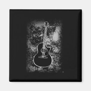 Grunge Guitar Graphic Guitarist Rock Musician Jazz Magneet