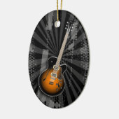 Grunge Guitar Ornament (Links)