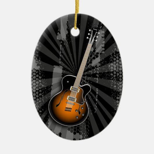 Grunge Guitar Ornament (Voorkant)