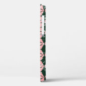 Grunge harten en bloemen patroon. Case-Mate iPhone case (Achterkant / Links)