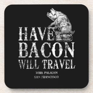 Grunge have Bacon will Travel Drankjes Onderzetter