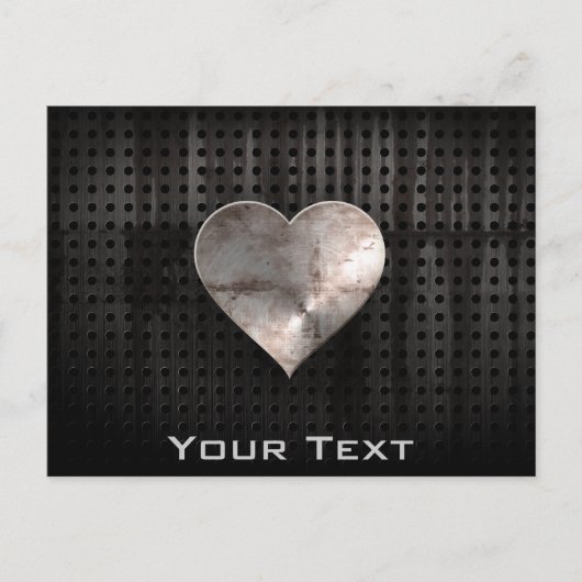 Grunge Heart Briefkaart (Voorkant)