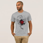 Grunge Hearts Wings T-shirt (Voorkant volledig)