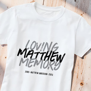 Grunge-herdenkingsmonument Aandenken op Maat T-shirt