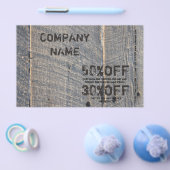 grunge hout Renovatie Timmerman Constructie Flyer (Enkel)