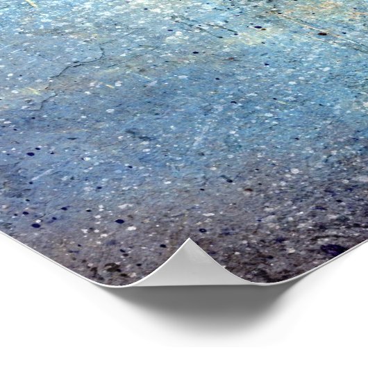 Grunge Hummingbird Poster (Hoek)