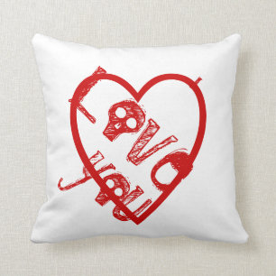 Grunge I love you for Kids Pillowcase Kussen