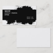 Grunge Ink Modèle pour carte de visite (Devant / Derrière)