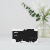 Grunge Ink Modèle pour carte de visite (Debout devant)