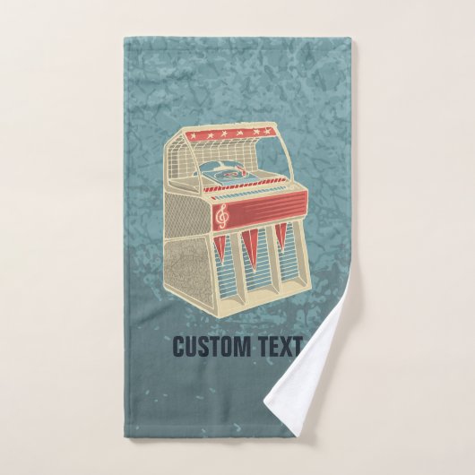 Grunge Jukebox Bad Handdoek (Handdoek)