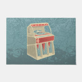 Grunge Jukebox Deurmat (Voorkant)