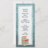 Grunge Jukebox Kaart (Achterkant)