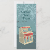 Grunge Jukebox Kaart (Voorkant)