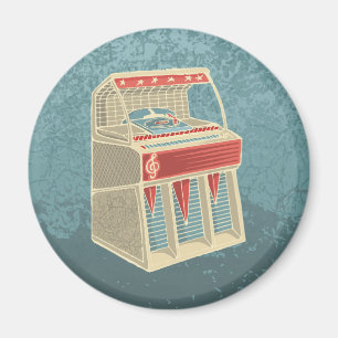 Grunge Jukebox Magneet