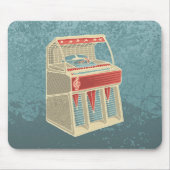 Grunge Jukebox Muismat (Voorkant)