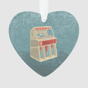 Grunge Jukebox Ornament