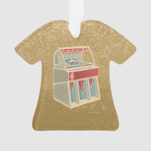Grunge Jukebox Ornament (voorkant)